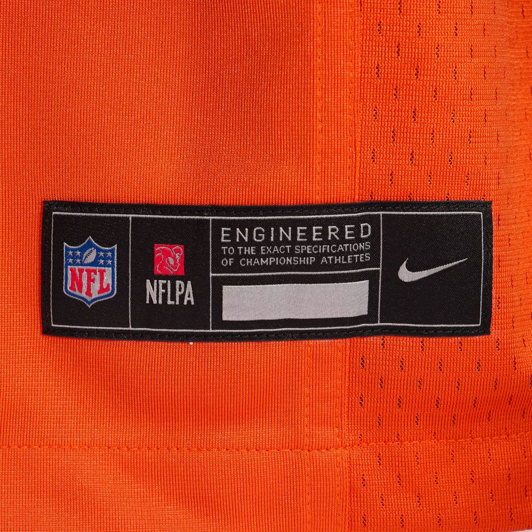 Caleb Williams Chicago Bears Alternate Game Jersey - Orange
