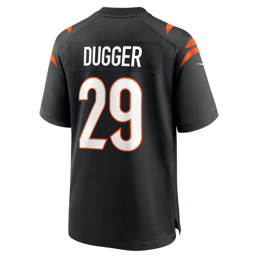 Kyle Dugger Cincinnati Bengals Game Jersey - Black