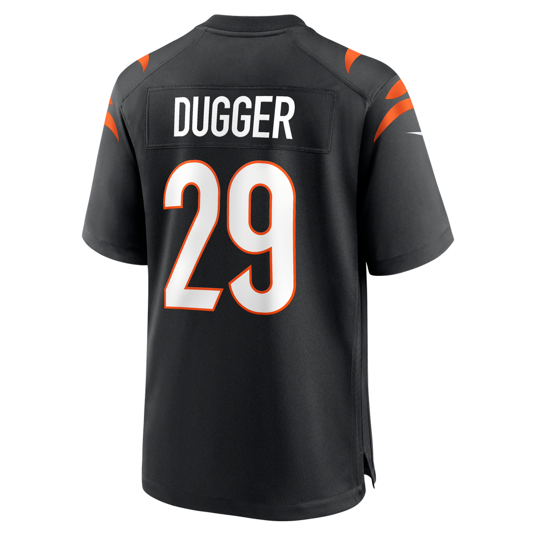 Kyle Dugger Cincinnati Bengals Game Jersey - Black