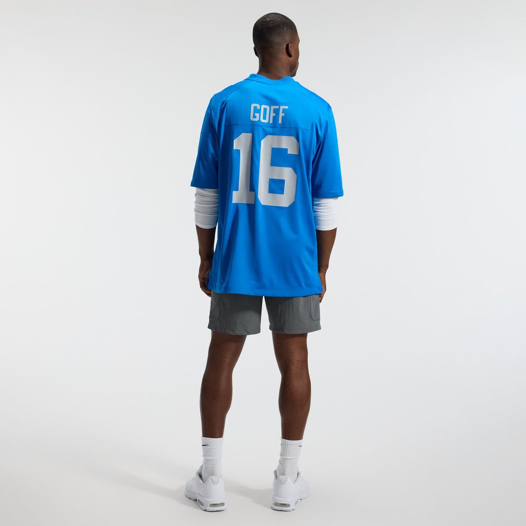 Jared Goff Detroit Lions Alternate Game Jersey - Blue