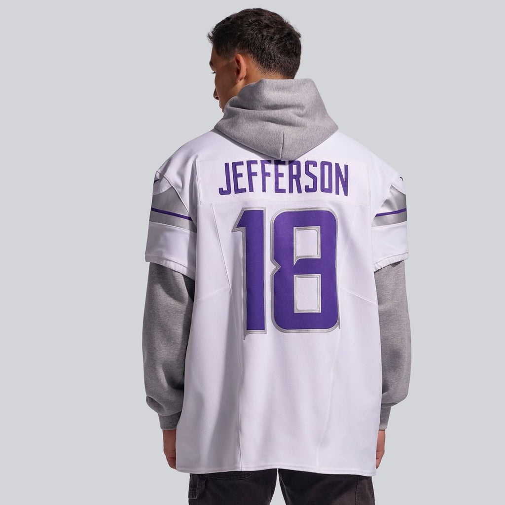 Justin Jefferson Minnesota Vikings Alternate Vapor F.U.S.E. Elite Jersey - White