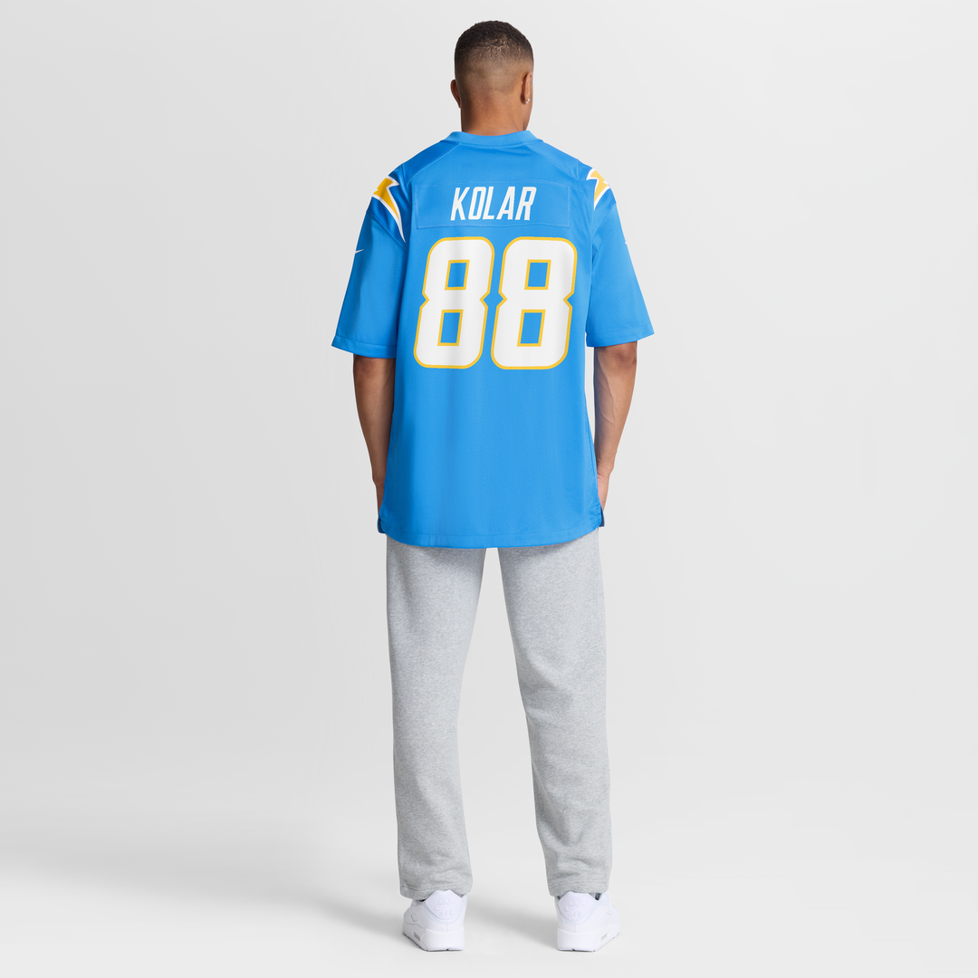 Charlie Kolar Los Angeles Chargers Game Jersey - Powder Blue