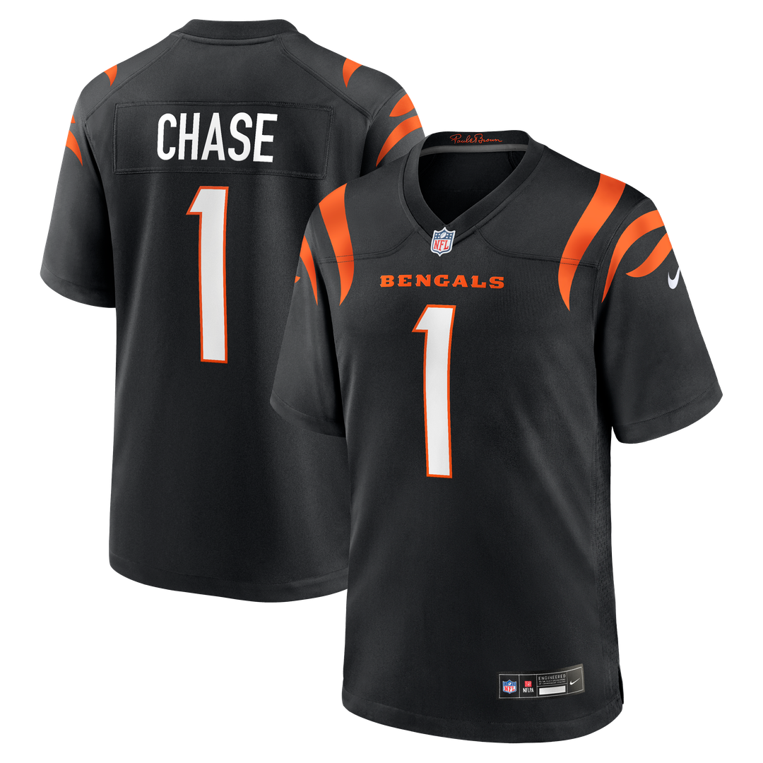 Ja'Marr Chase Cincinnati Bengals Alternate Game Jersey - Orange