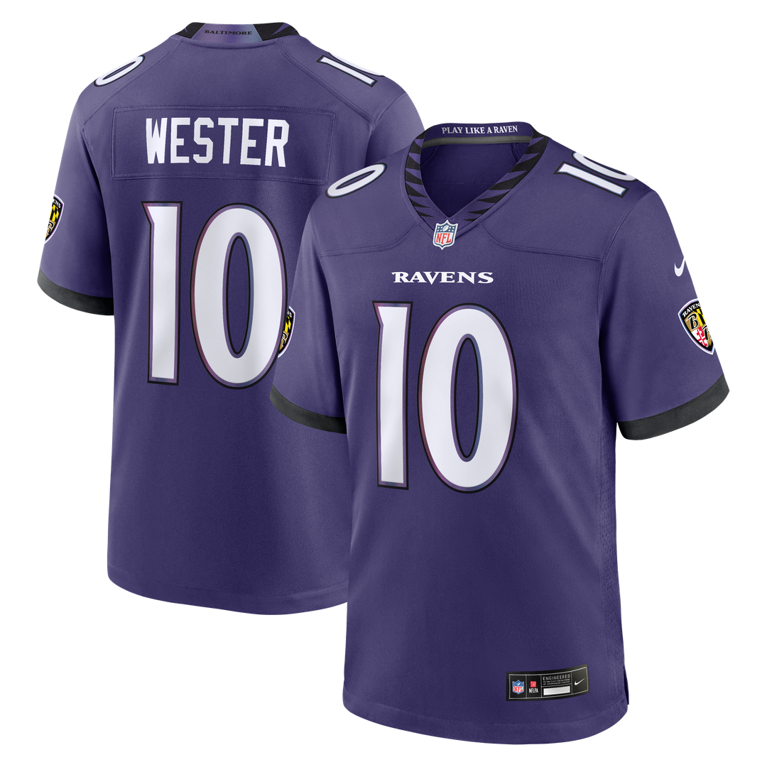 LaJohntay Wester Baltimore Ravens Game Jersey - Purple