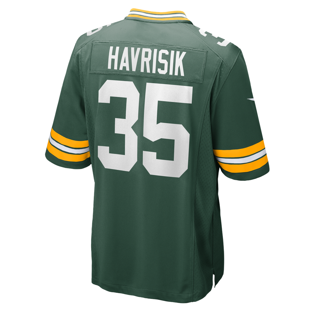 Lucas Havrisik Green Bay Packers Game Jersey - Green