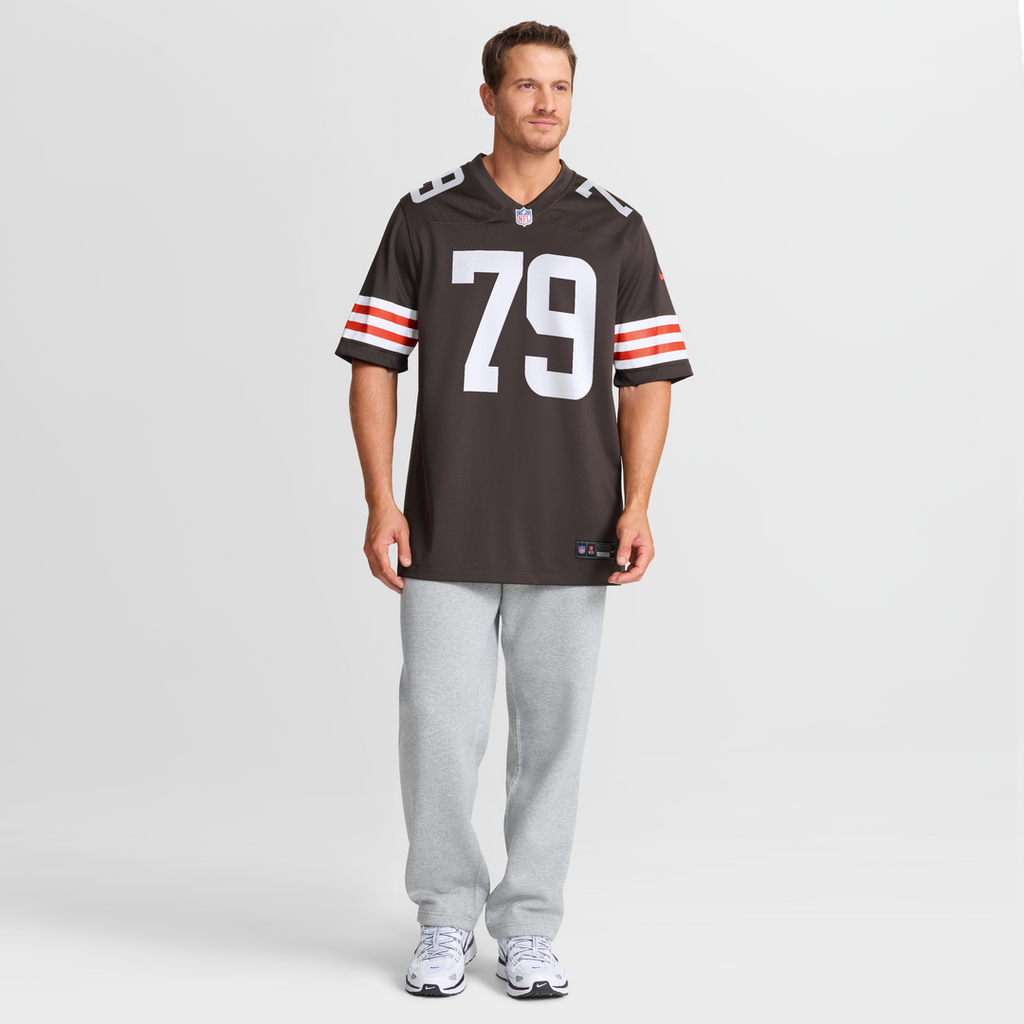 Dawand Jones Cleveland Browns Game Jersey - Brown