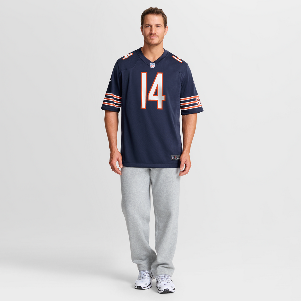 Kalif Raymond Chicago Bears Game Jersey - Navy