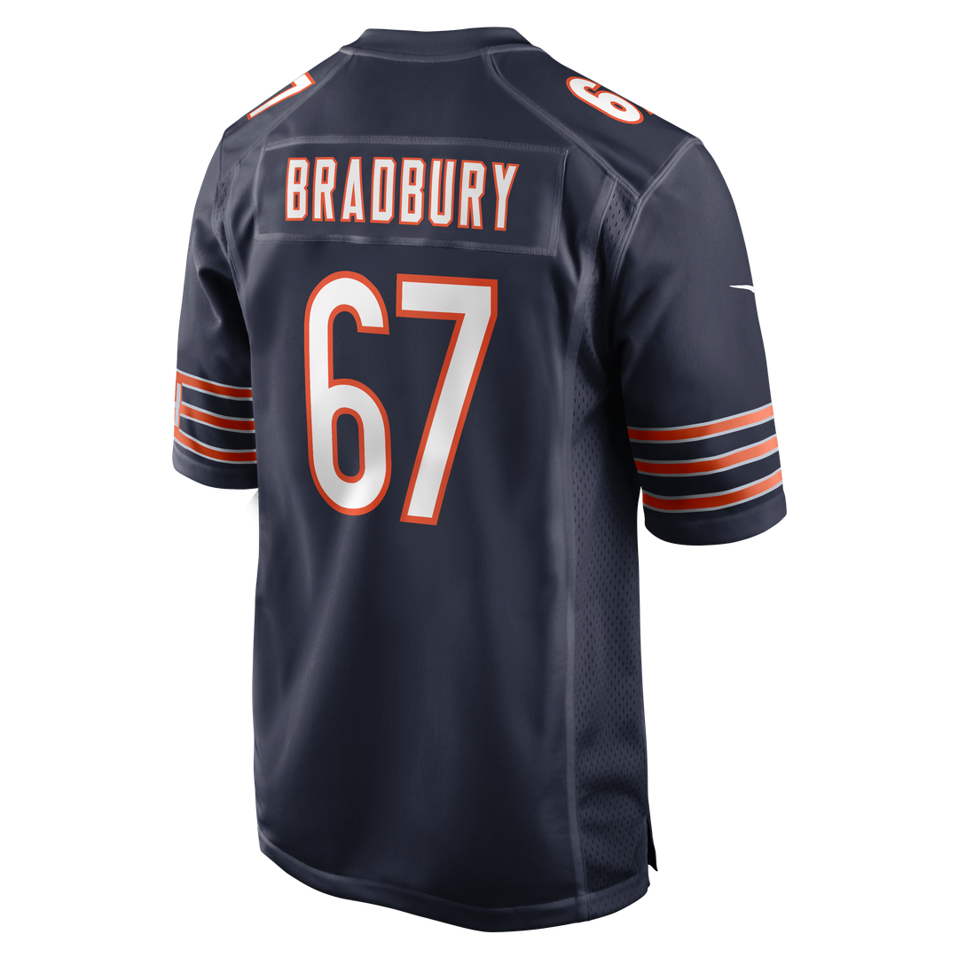 Garrett Bradbury Chicago Bears Game Jersey - Navy