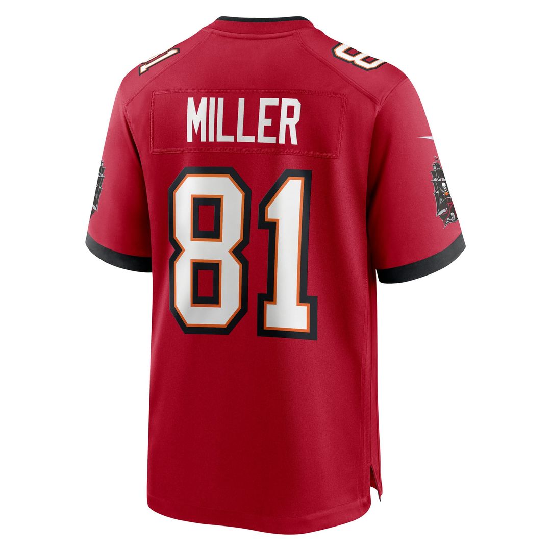 Ryan Miller Tampa Bay Buccaneers Game Jersey - Red