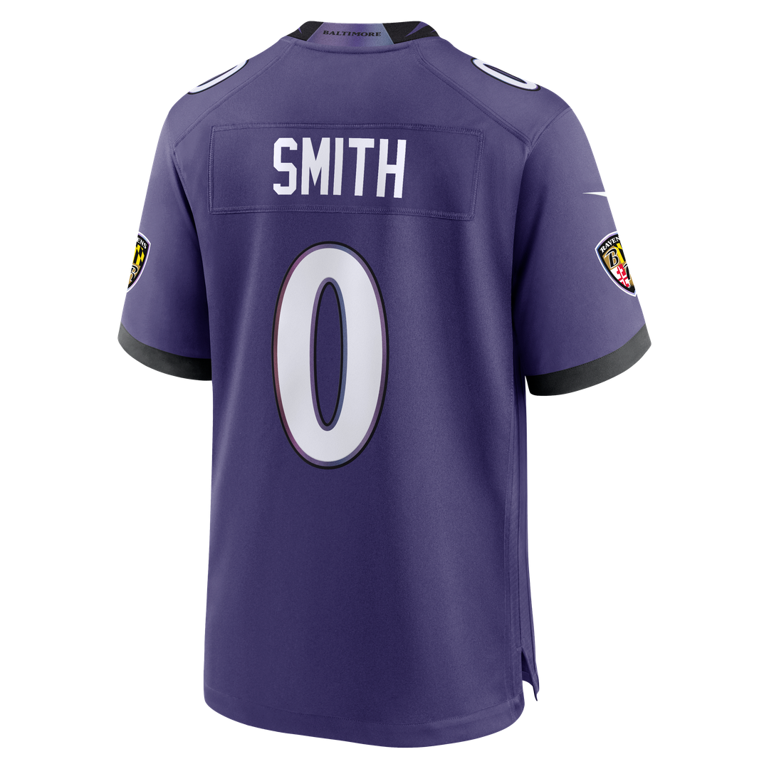 Roquan Smith Baltimore Ravens Game Jersey - Purple