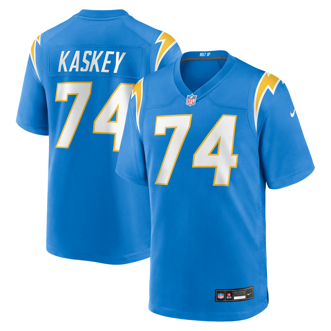 Matt Kaskey Los Angeles Chargers Game Jersey - Powder Blue