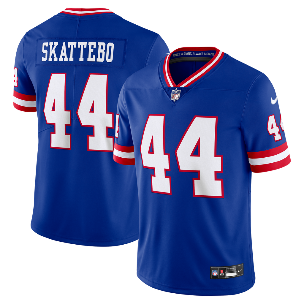 Cam Skattebo New York Giants Legacy Vapor Untouchable Stitched Limited Jersey - Royal Blue