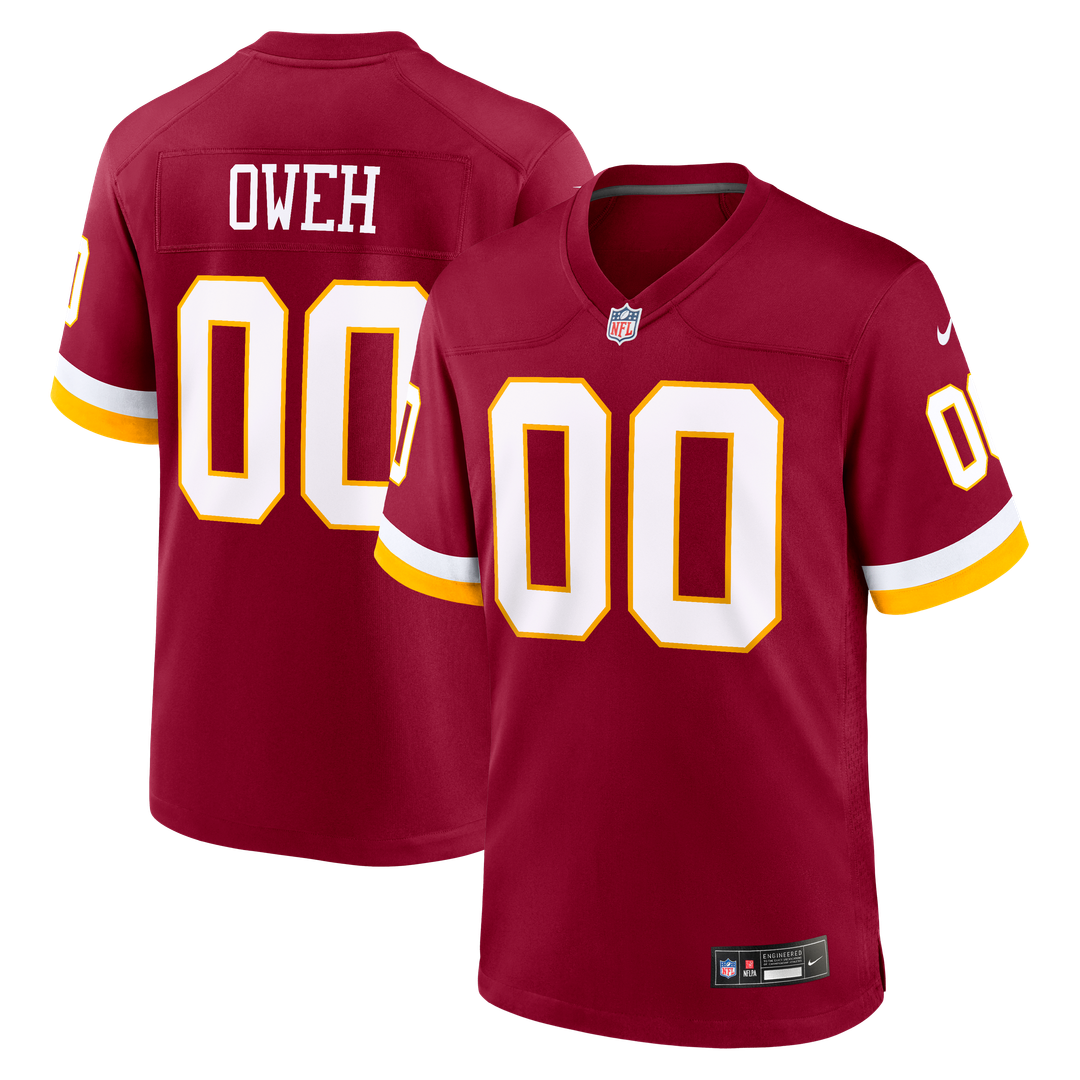 Odafe Oweh Washington Commanders Hail Raiser Alternate Game Jersey - Black