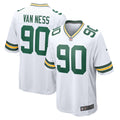 Lukas Van Ness Green Bay Packers Game Jersey - White