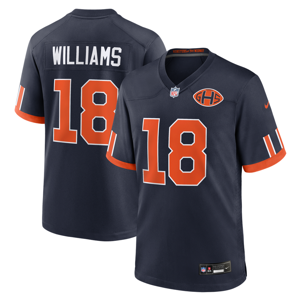 Caleb Williams Chicago Bears 2026 Rivalries Collection Game Jersey - Navy