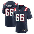 Will Campbell New England Patriots Game Jersey - Navy