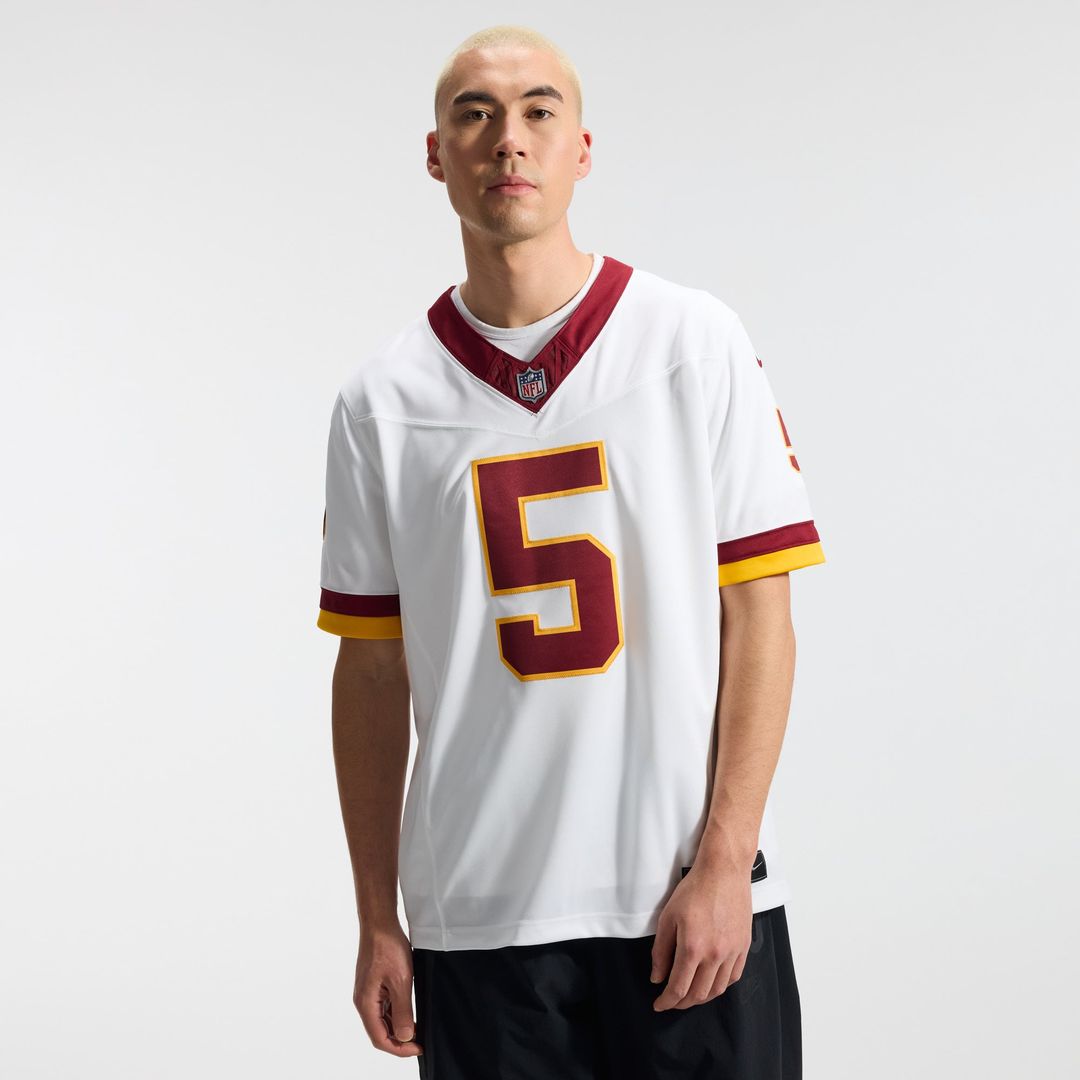 Jayden Daniels Washington Commanders Vapor F.U.S.E. Stitched Limited Jersey - White