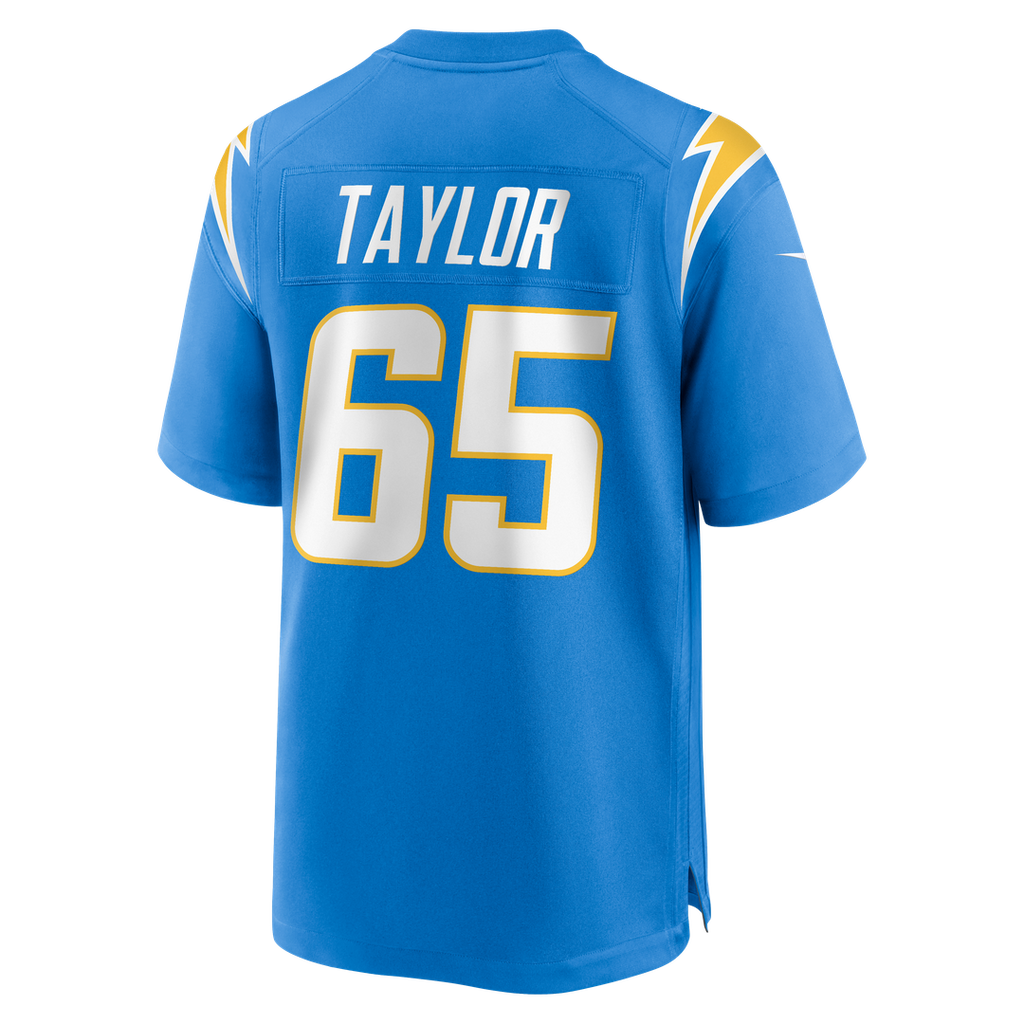 Logan Taylor Los Angeles Chargers Game Jersey - Powder Blue