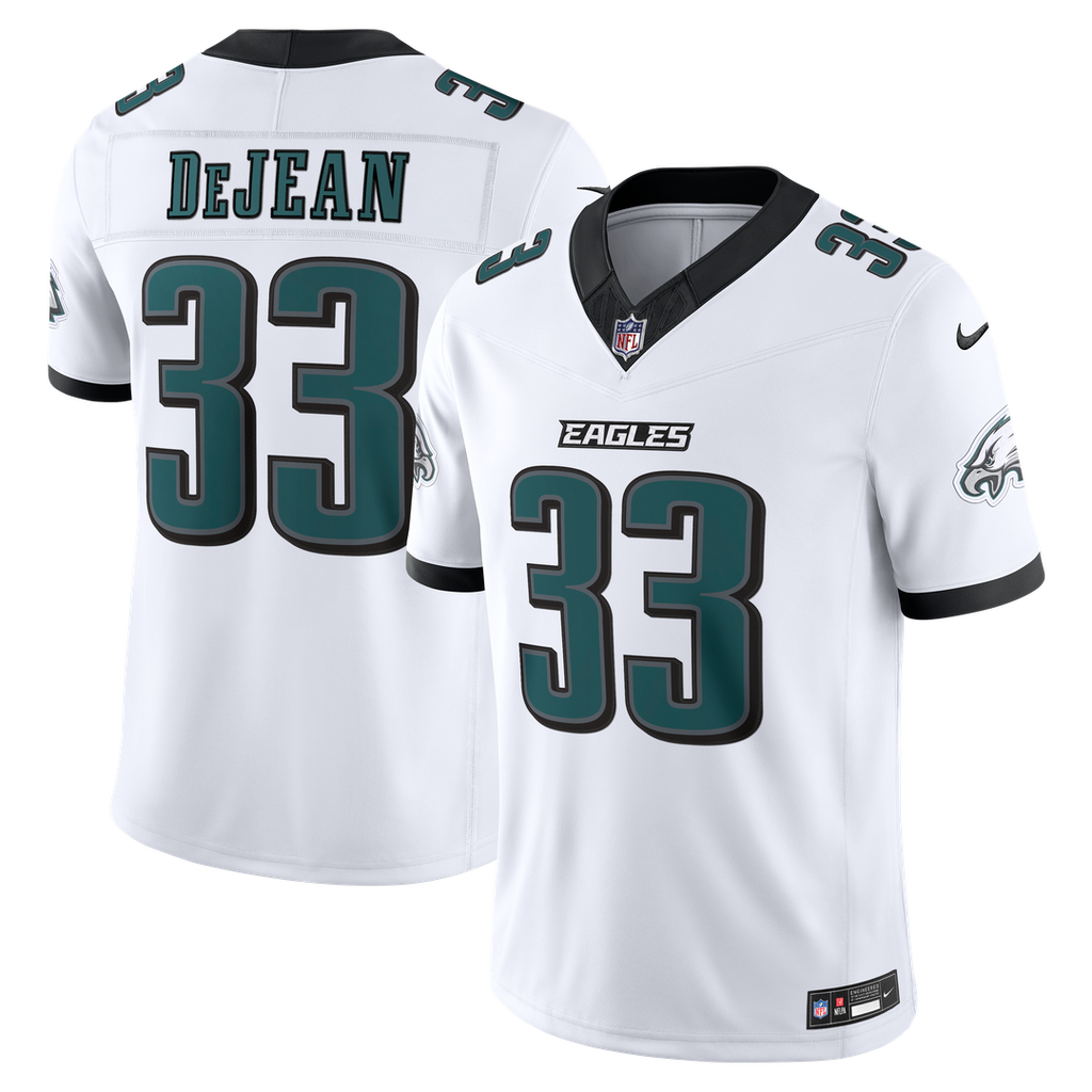 Cooper DeJean Philadelphia Eagles Vapor F.U.S.E. Stitched Limited Jersey - White