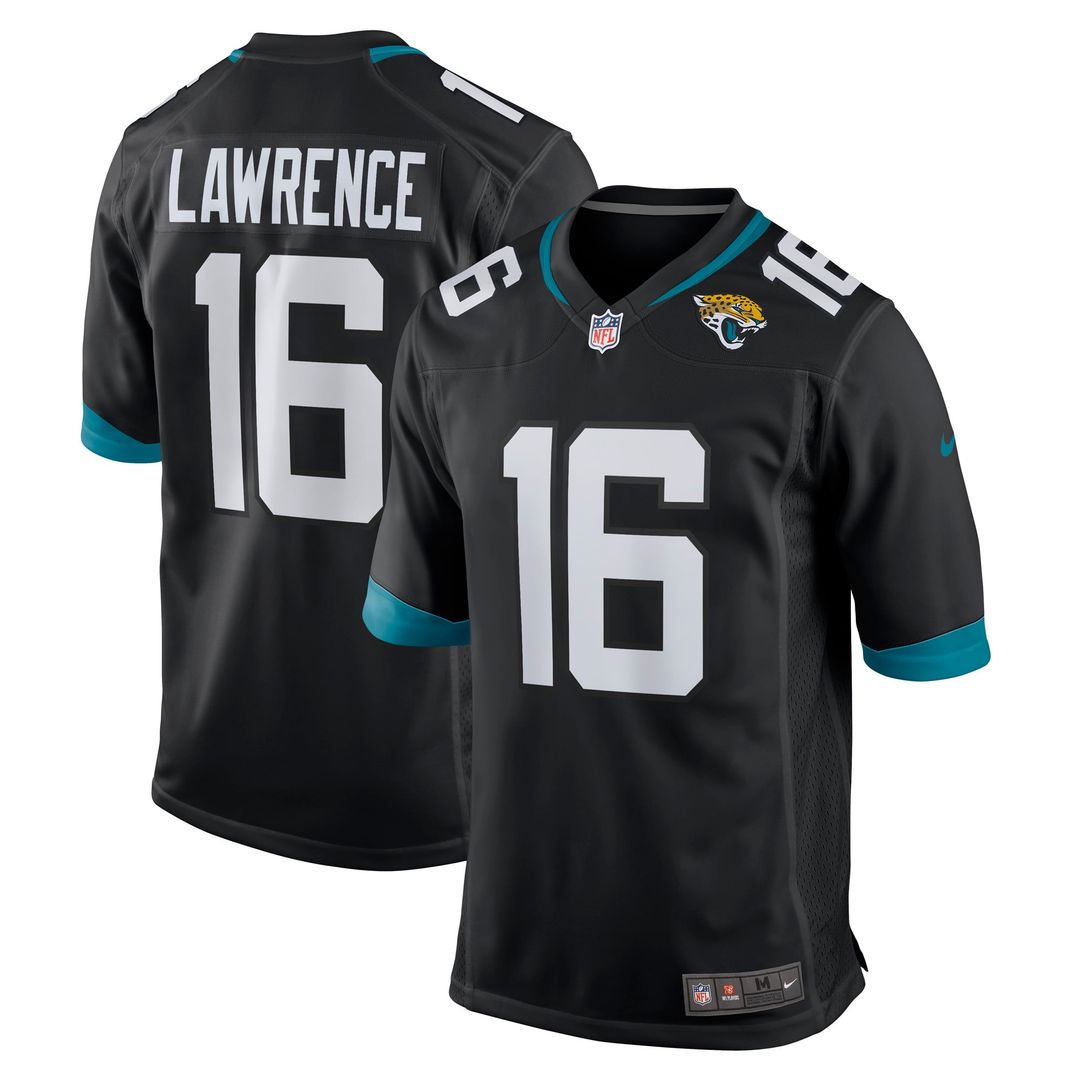 Trevor Lawrence Jacksonville Jaguars Alternate Game Jersey - Black