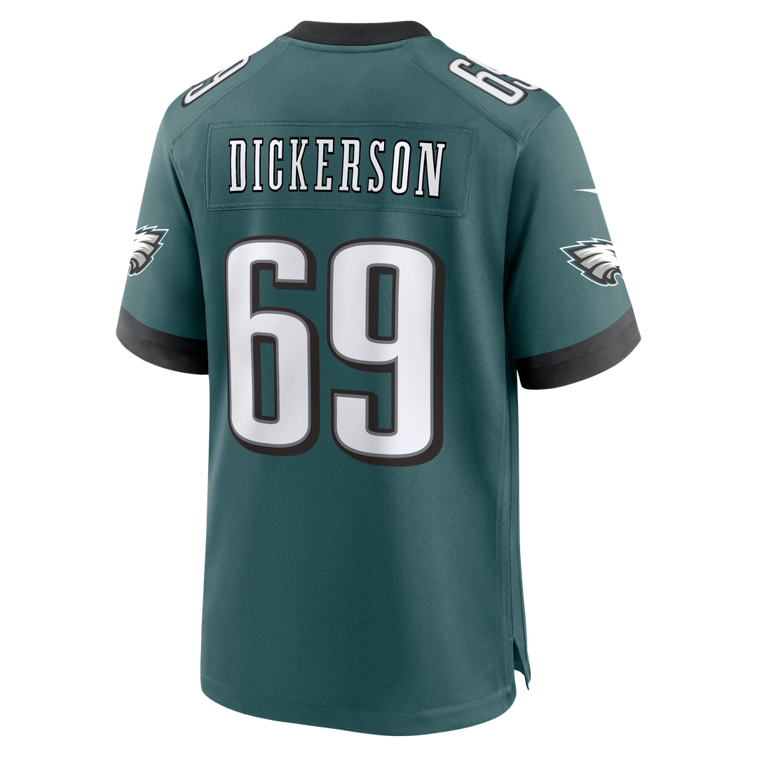 Landon Dickerson Philadelphia Eagles Game Jersey - Midnight Green