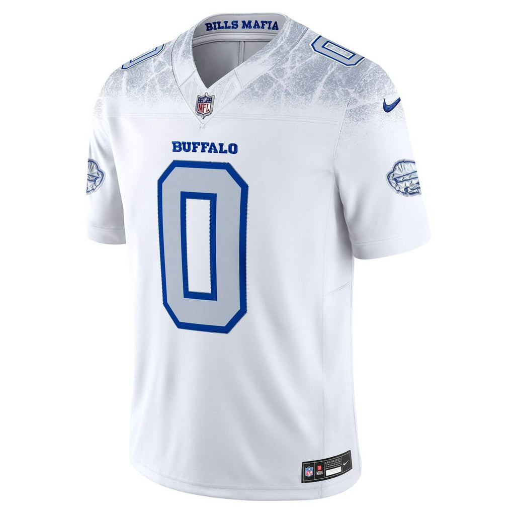 Keon Coleman Buffalo Bills Rivalries Collection Stitched Limited Jersey - White