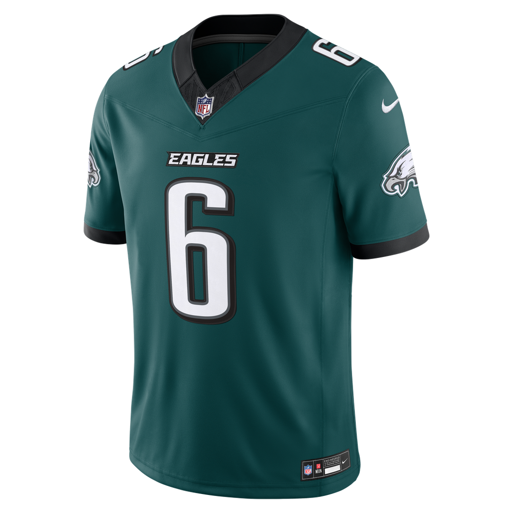 DeVonta Smith Philadelphia Eagles Alternate Vapor F.U.S.E. Stitched Limited Jersey - Black