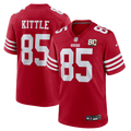George Kittle San Francisco 49ers 80th Anniversary Game Jersey - Scarlet