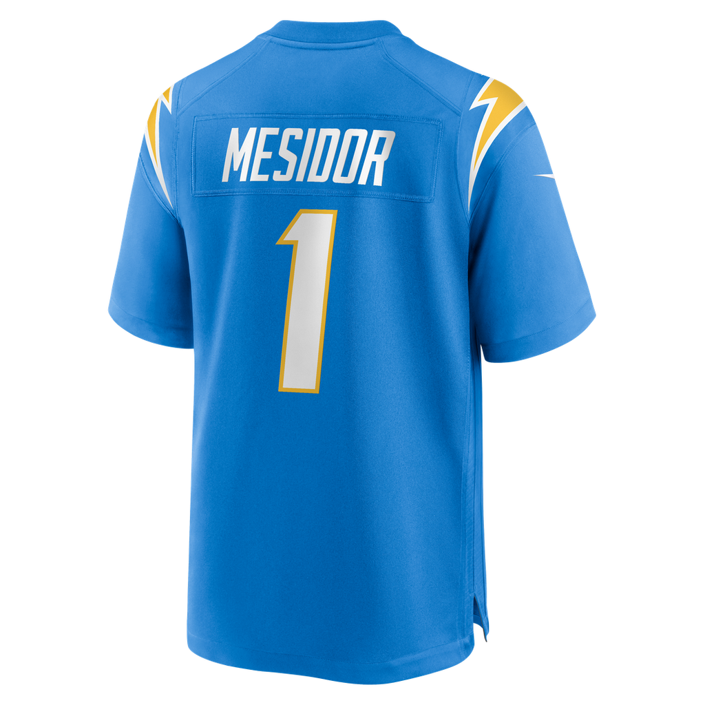 Akheem Mesidor Los Angeles Chargers Game Jersey - Powder Blue