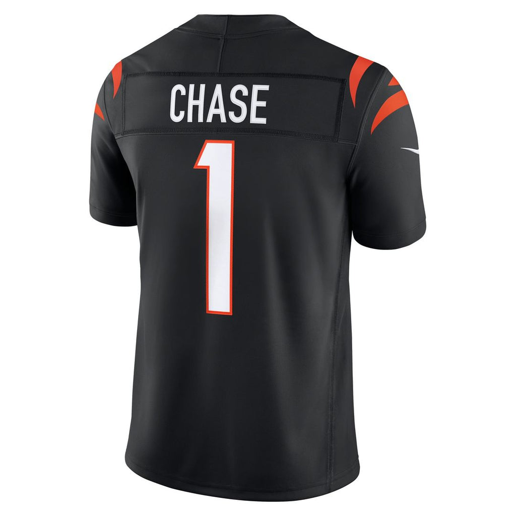 Ja'Marr Chase Cincinnati Bengals Vapor F.U.S.E. Stitched Limited Jersey - Black