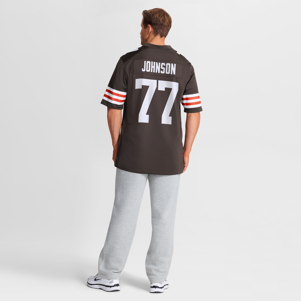 Zion Johnson Cleveland Browns Game Jersey - Brown