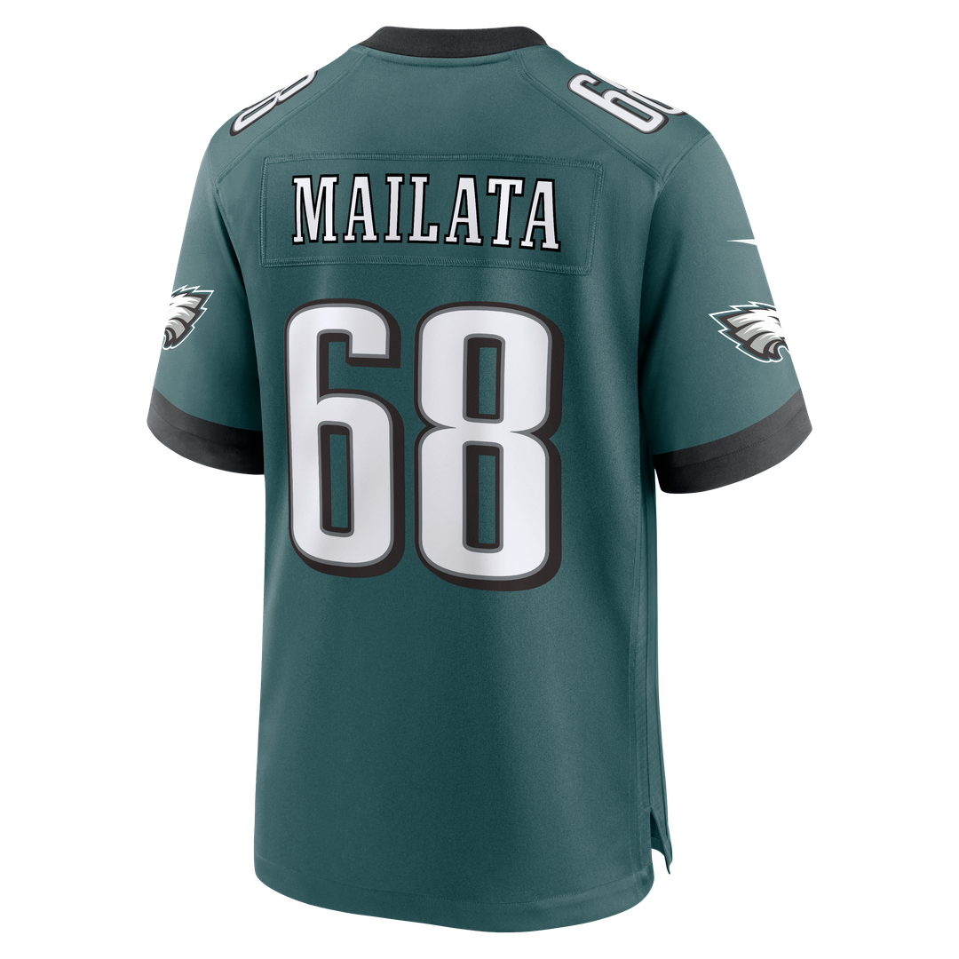 Jordan Mailata Philadelphia Eagles Game Jersey - Midnight Green