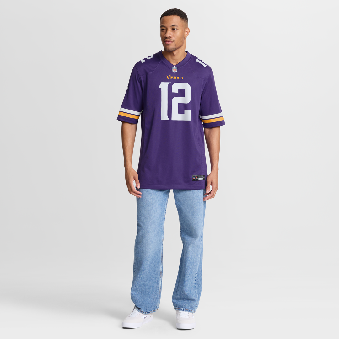 Max Brosmer Minnesota Vikings Game Jersey - Purple