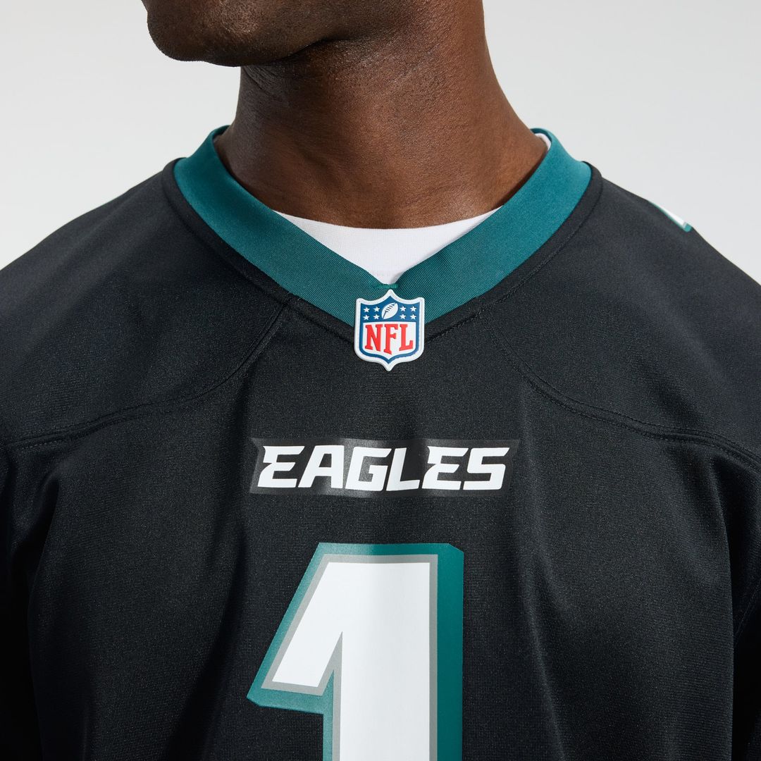 Jalen Hurts Philadelphia Eagles Alternate Game Jersey - Black