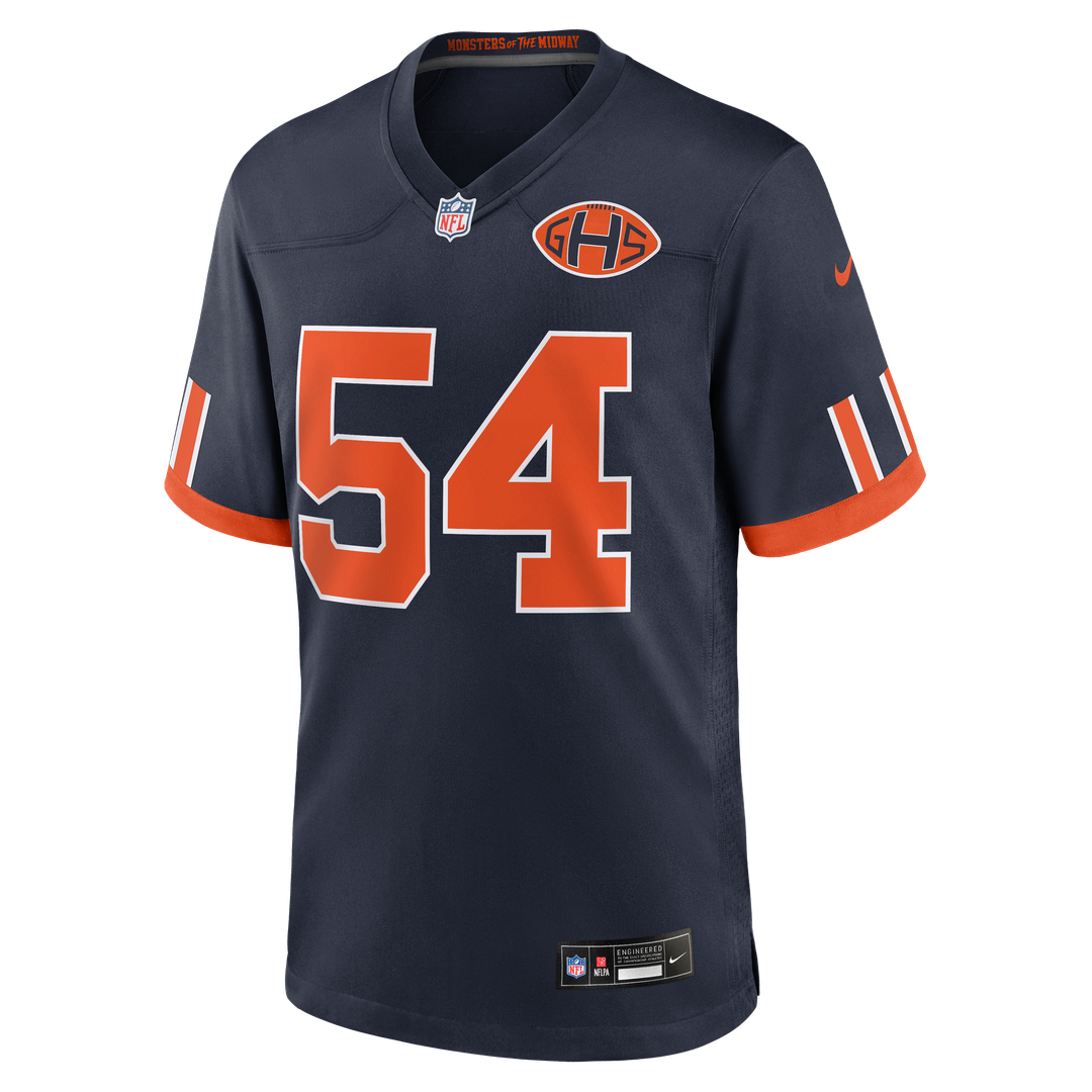 Brian Urlacher Chicago Bears 2026 Rivalries Collection Game Jersey - Navy