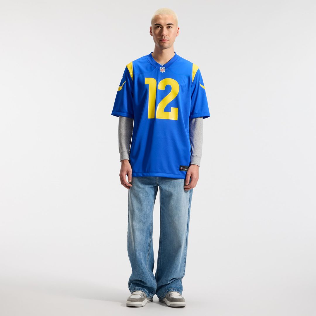 Puka Nacua Los Angeles Rams White Game Jersey - White