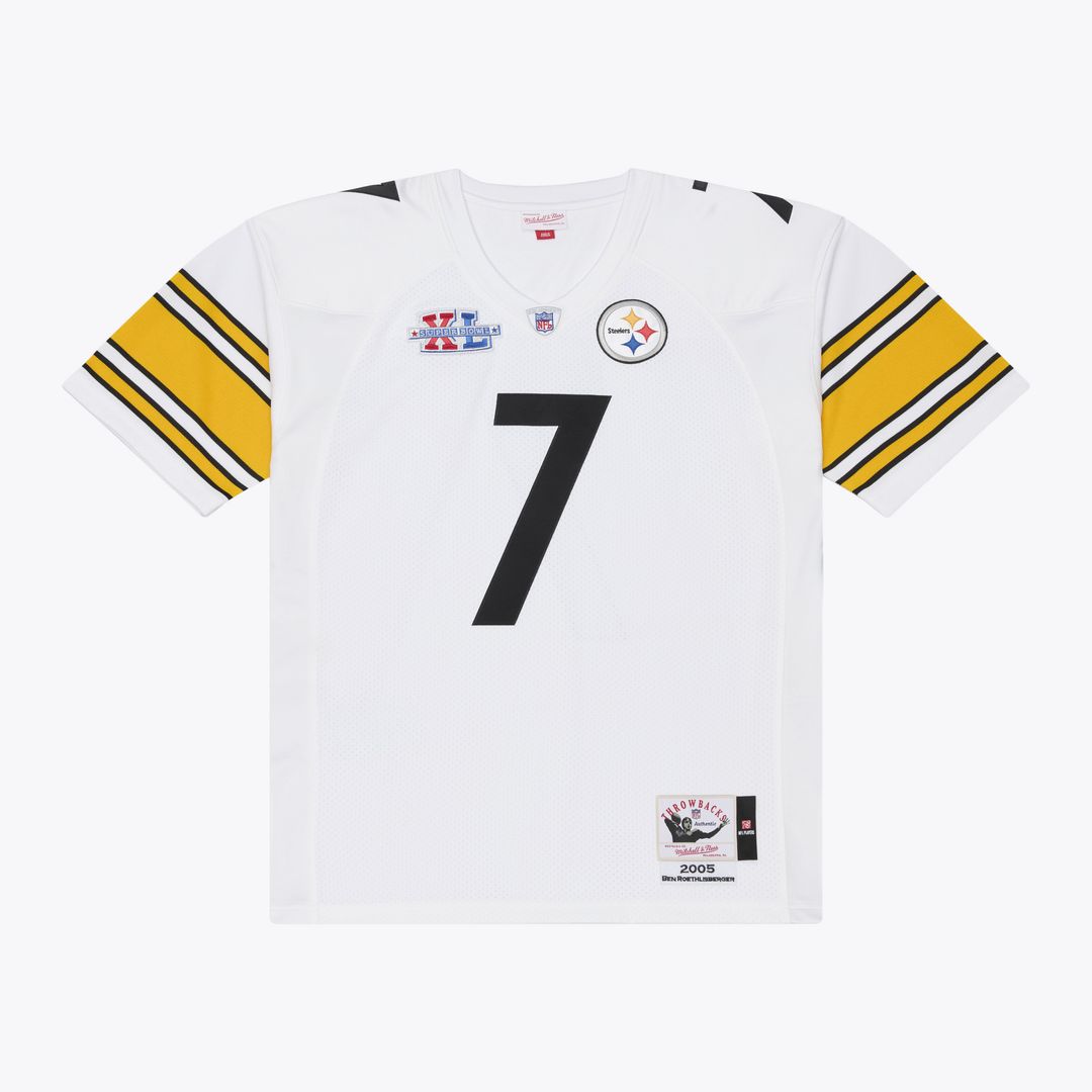 Ben Roethlisberger Pittsburgh Steelers 2005 Authentic Throwback Jersey - White