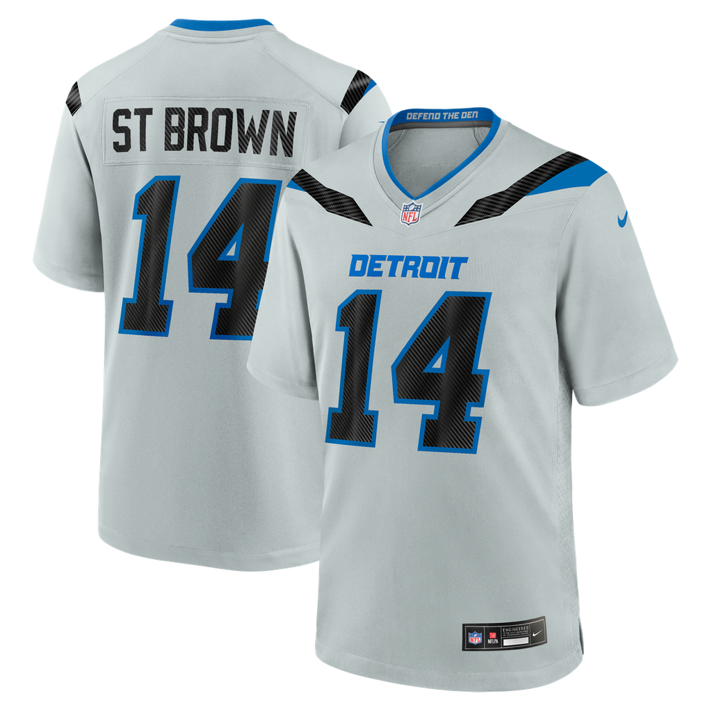 Amon-Ra St. Brown Detroit Lions 2026 Rivalries Collection Game Jersey - Silver