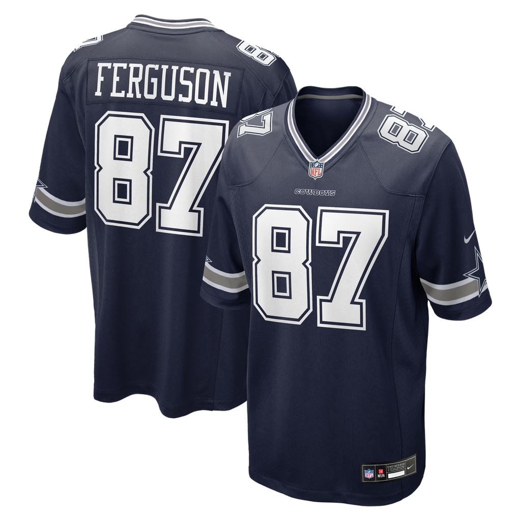 Jake Ferguson Dallas Cowboys Game Jersey - Navy