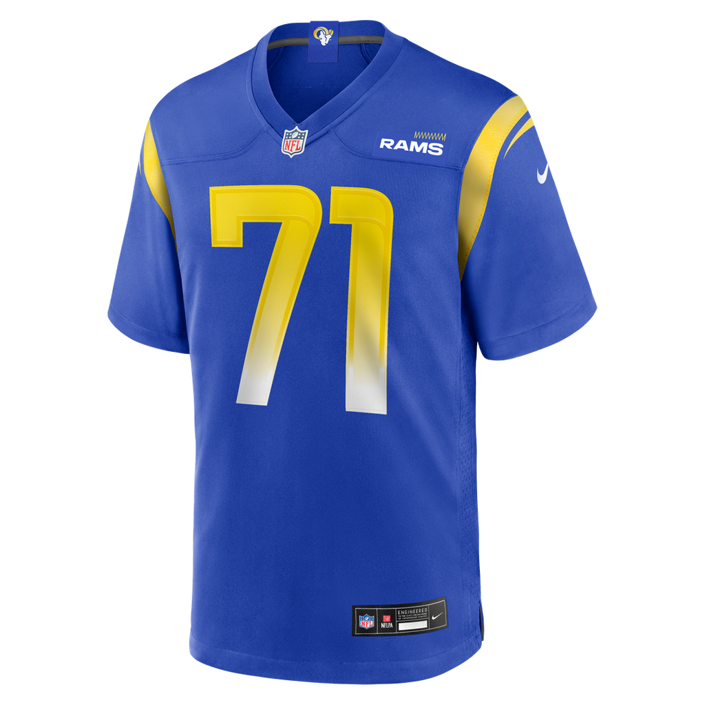 Warren McClendon Jr. Los Angeles Rams Game Jersey - Royal Blue