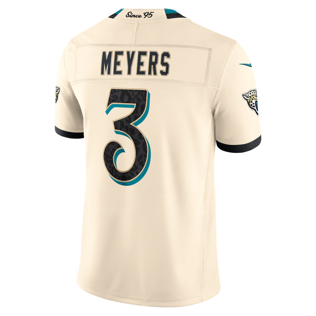 Jakobi Meyers Jacksonville Jaguars 2026 Rivalries Collection Stitched Limited Jersey - Natural