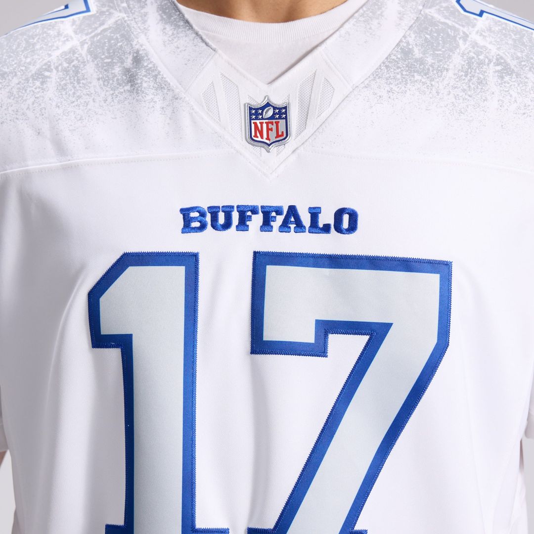 Josh Allen Buffalo Bills Rivalries Collection Stitched Limited Jersey - White