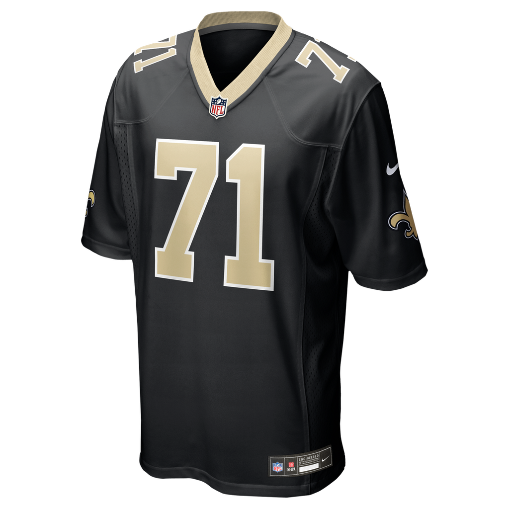 Kelvin Banks Jr. New Orleans Saints Game Jersey - Black