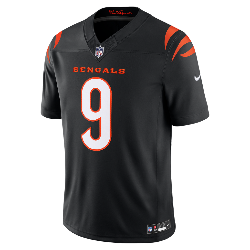 Joe Burrow Cincinnati Bengals Vapor F.U.S.E. Stitched Limited Jersey - Black