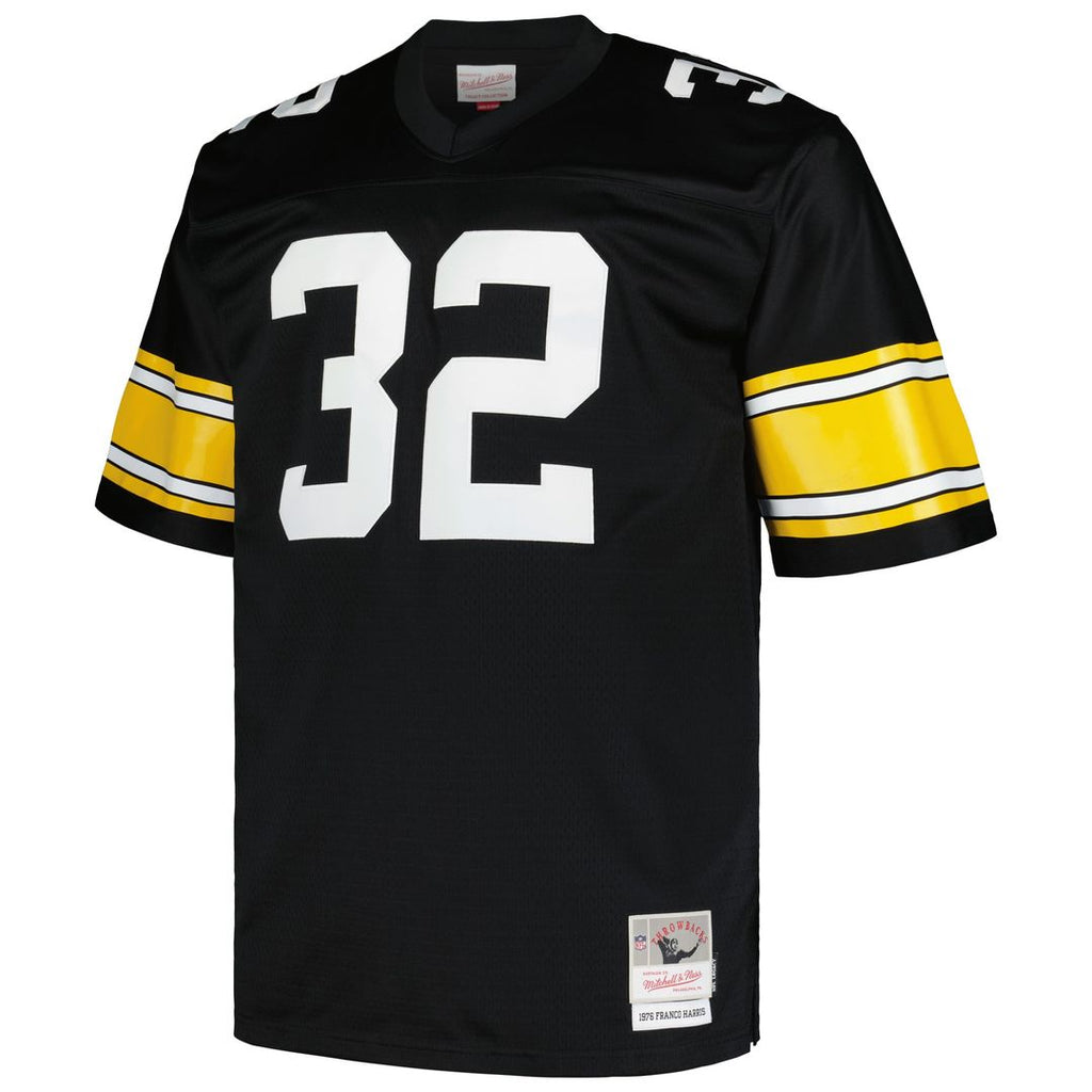 Franco Harris Pittsburgh Steelers Big & Tall 1976 Replica Jersey - White