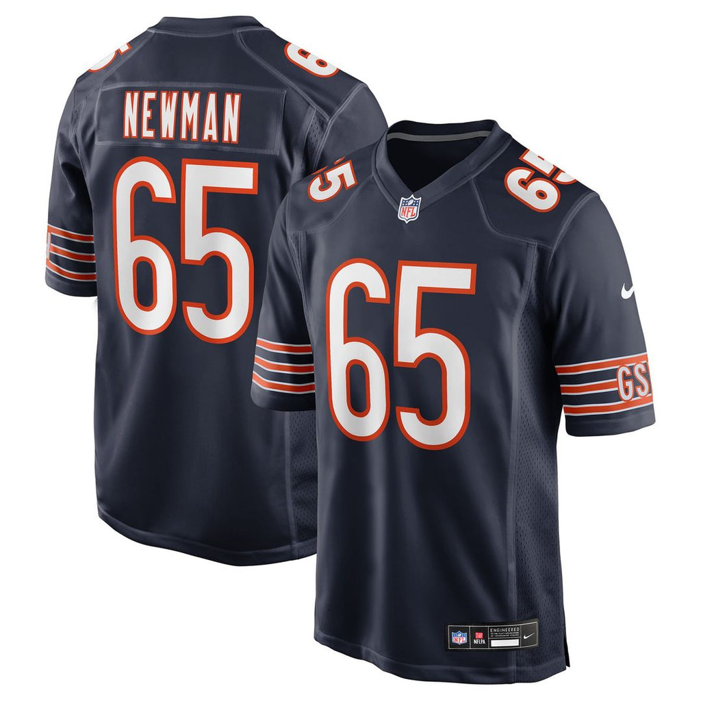 Luke Newman Chicago Bears Game Jersey - Navy