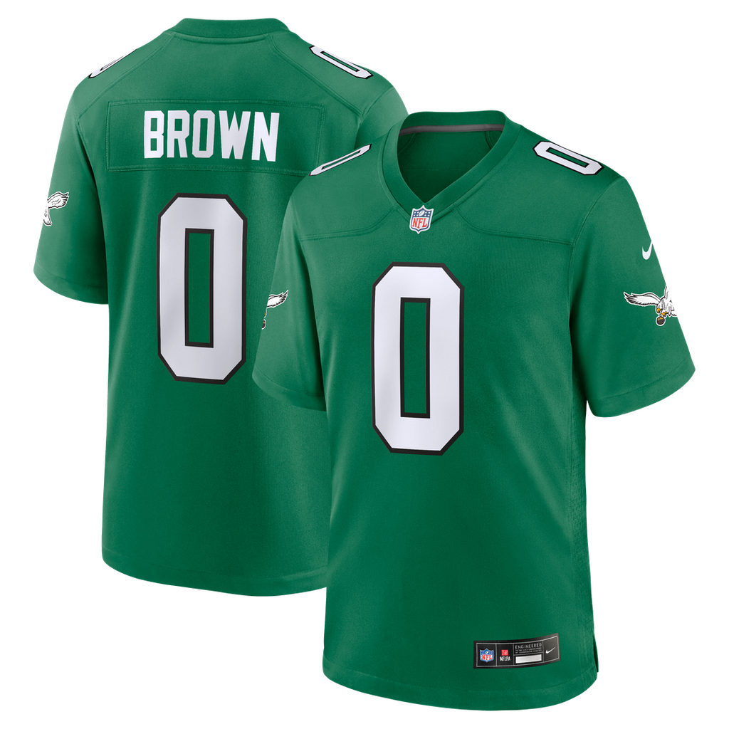 Marquise Brown Philadelphia Eagles Alternate 2 Game Jersey - Kelly Green