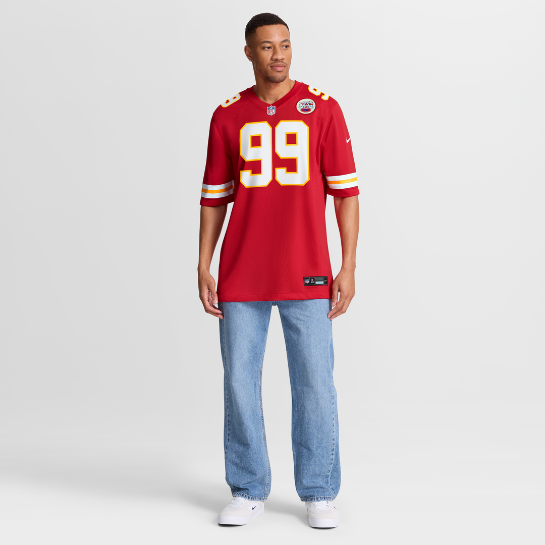 Peter Woods Kansas City Chiefs Game Jersey - Red