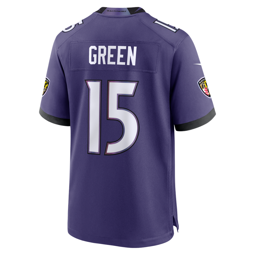 Mike Green Baltimore Ravens Game Jersey - Purple