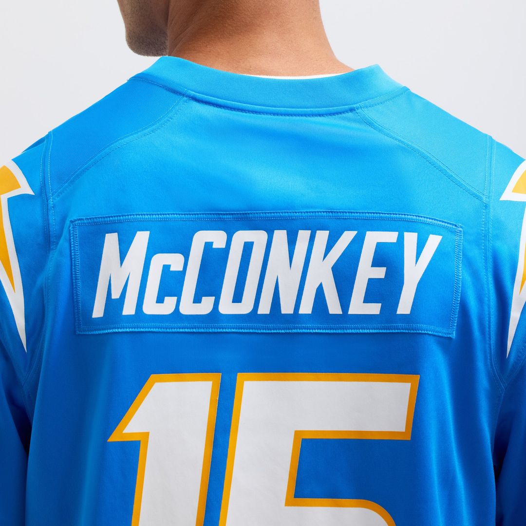 Ladd McConkey Los Angeles Chargers Alternate Super Chargers Game Jersey - Navy